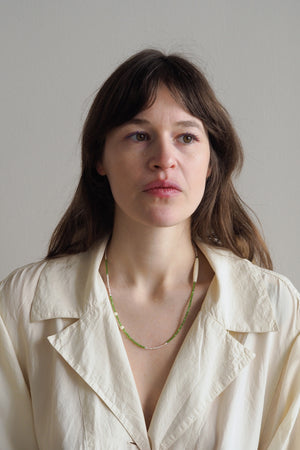 Heishi Green Spirit Necklace