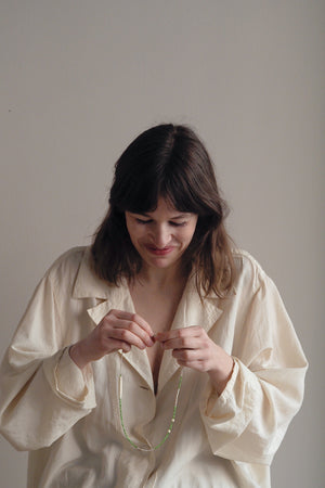 Heishi Green Spirit Necklace