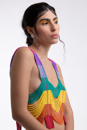 Beaded Top "Chakra"