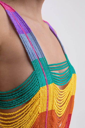 Beaded Top "Chakra"