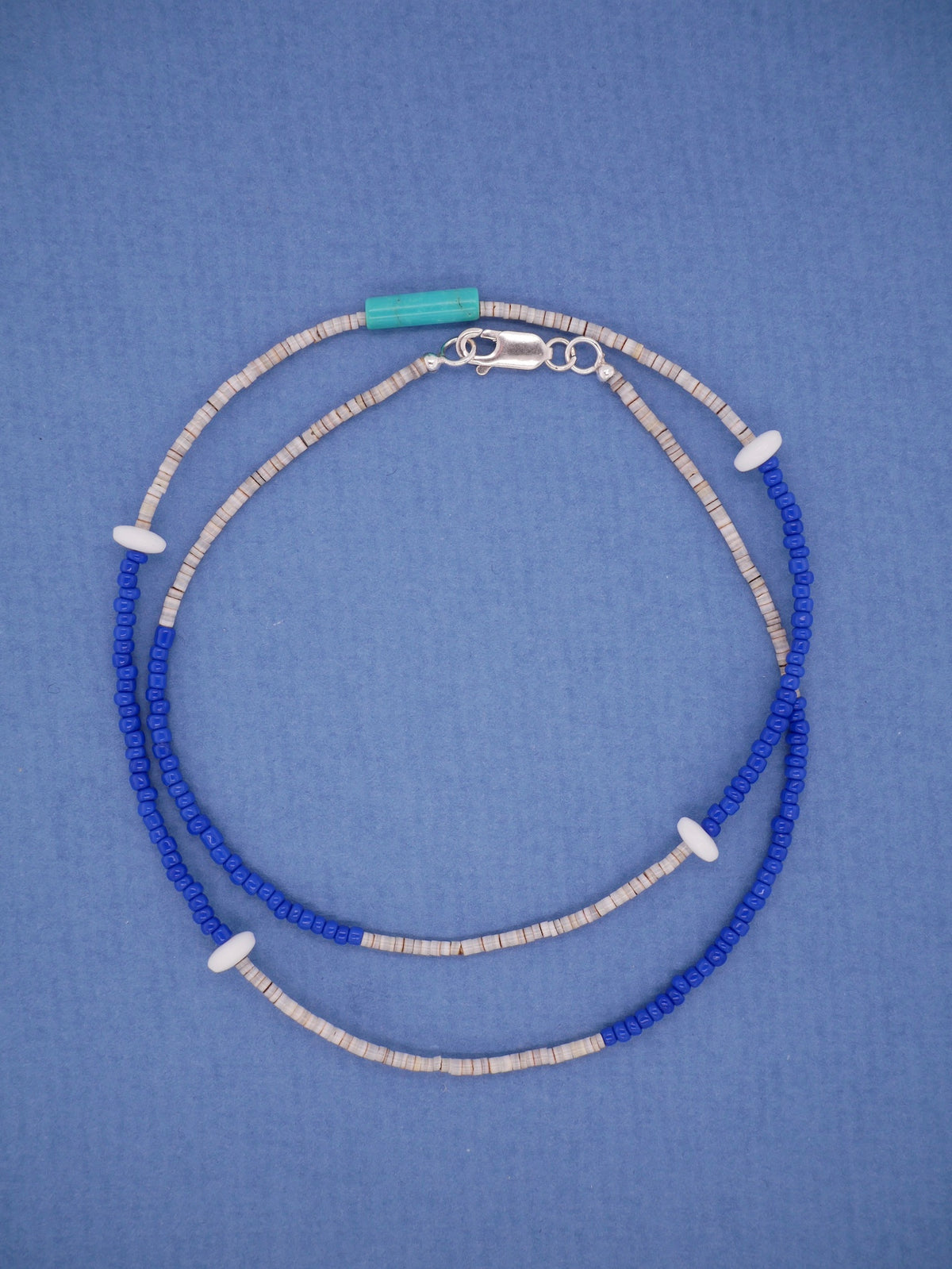 Heishi Azure Necklace