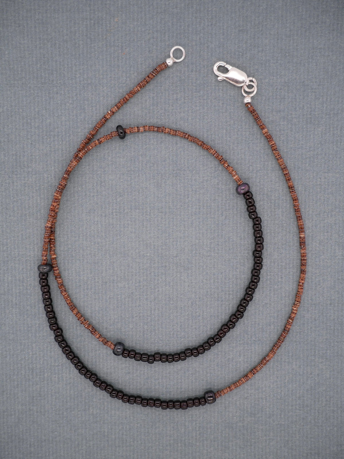 Heishi Ebony Necklace
