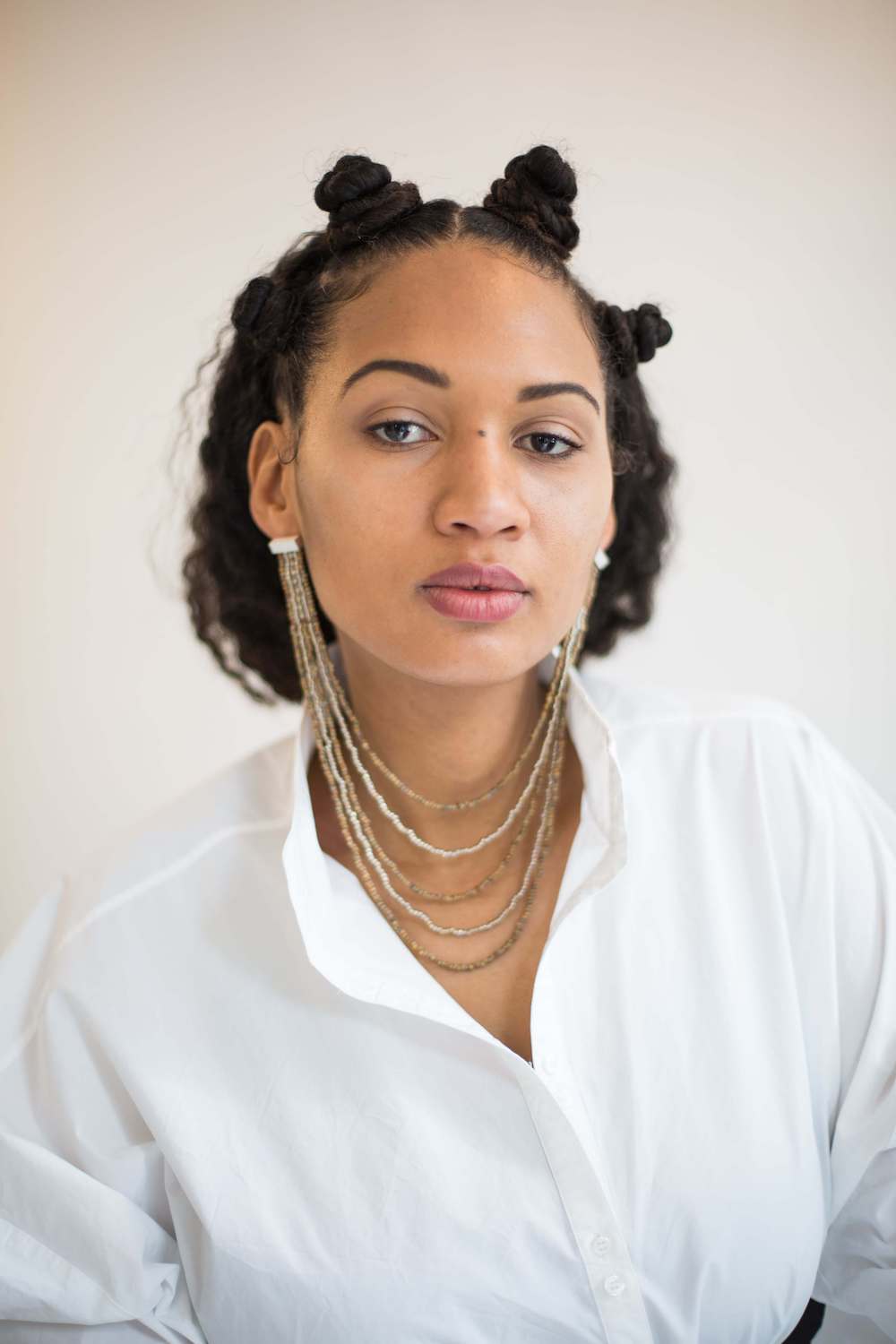 Picasso Earring-Chain Silver EINZELSTÜCK