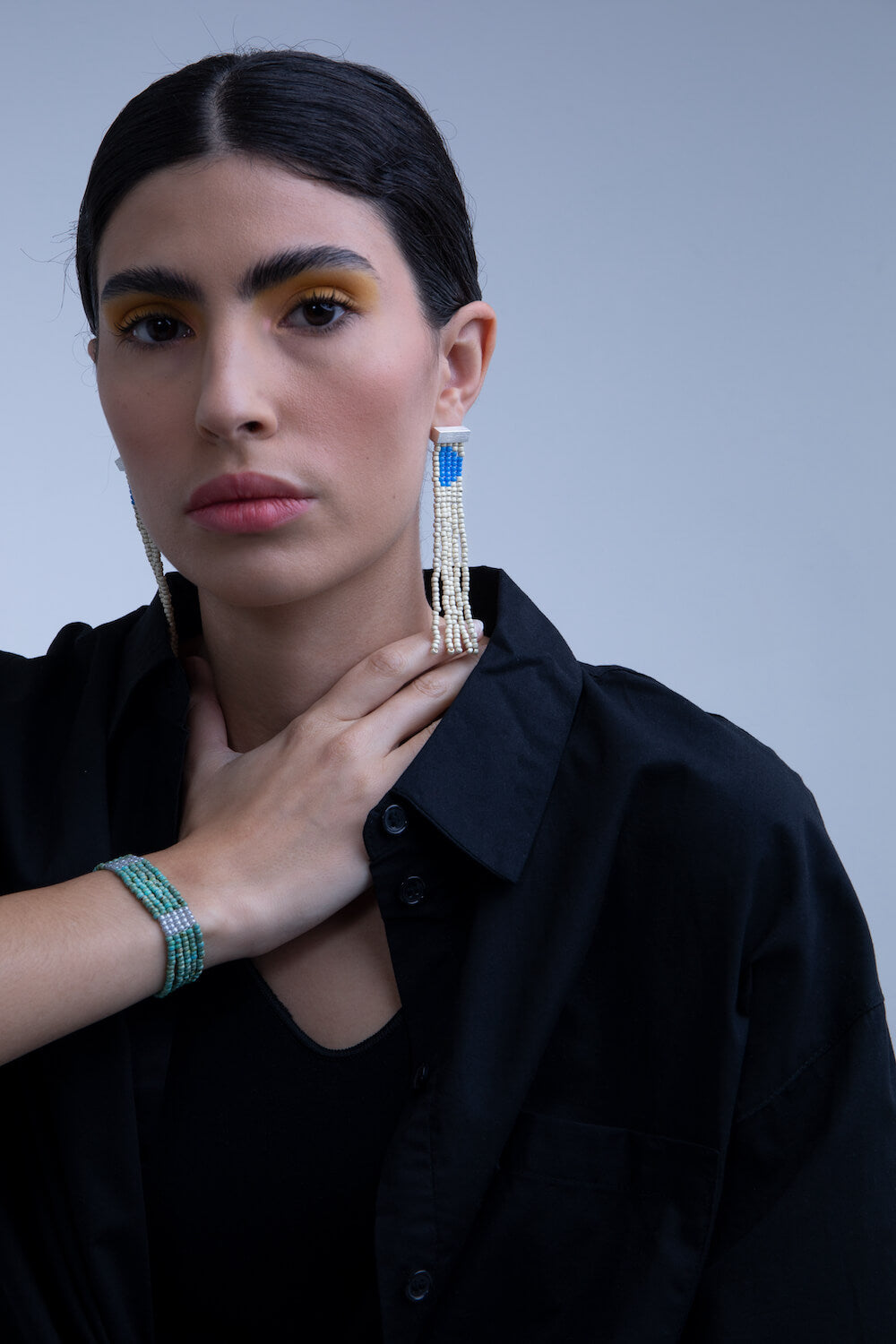 Ohrring Fringe &quot;Two Semicircles“