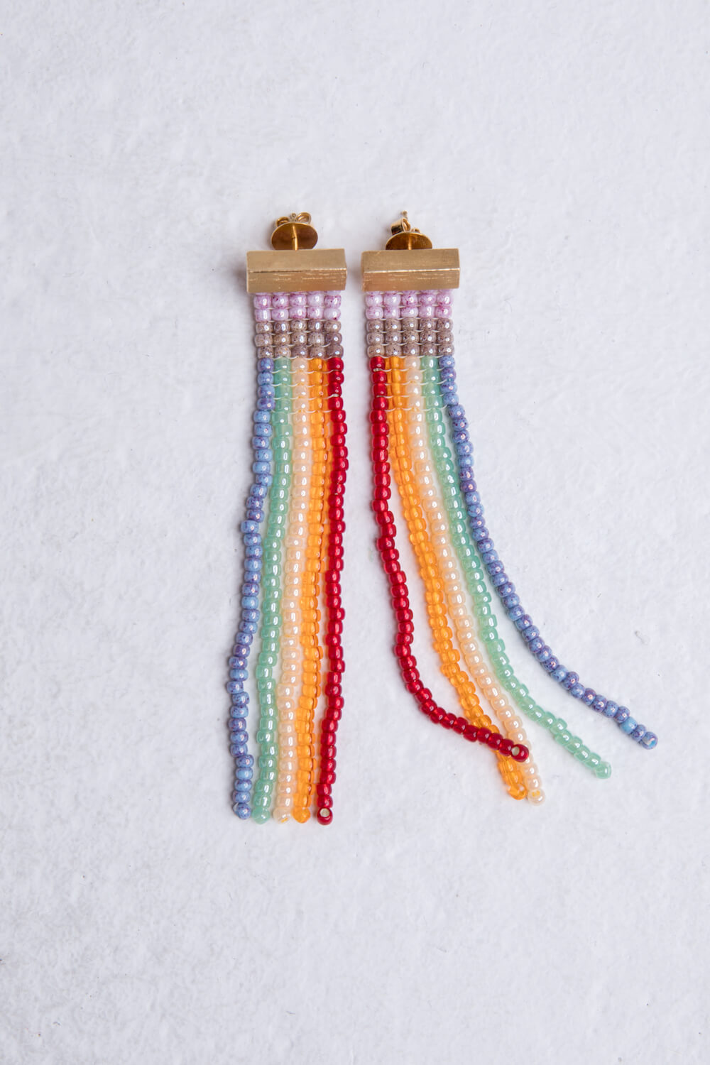 Ohrring Fringe &quot;Rainbow“