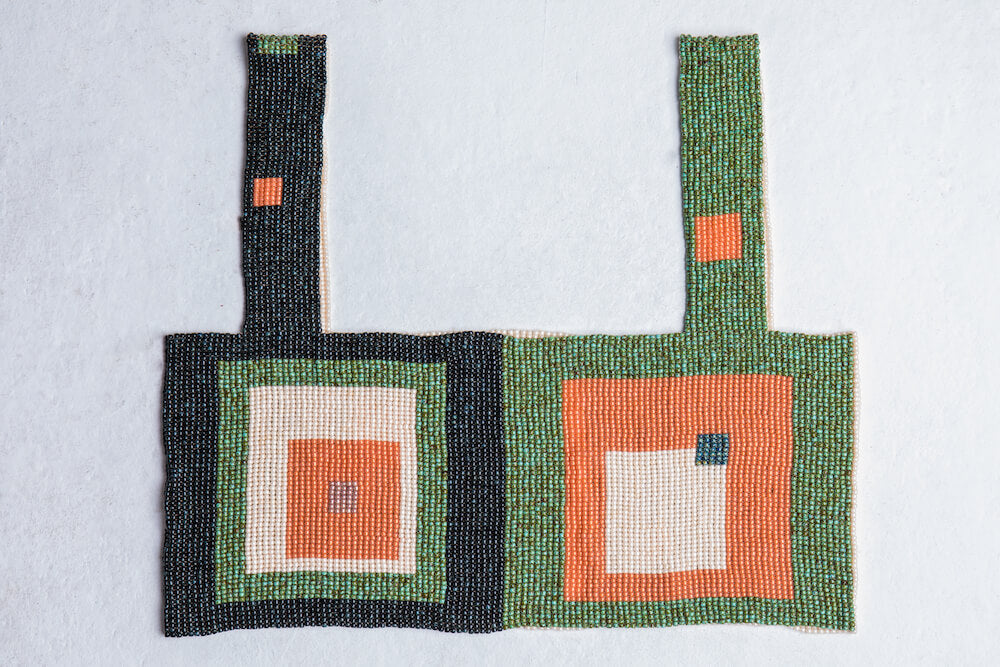 Beaded Top "Squares“