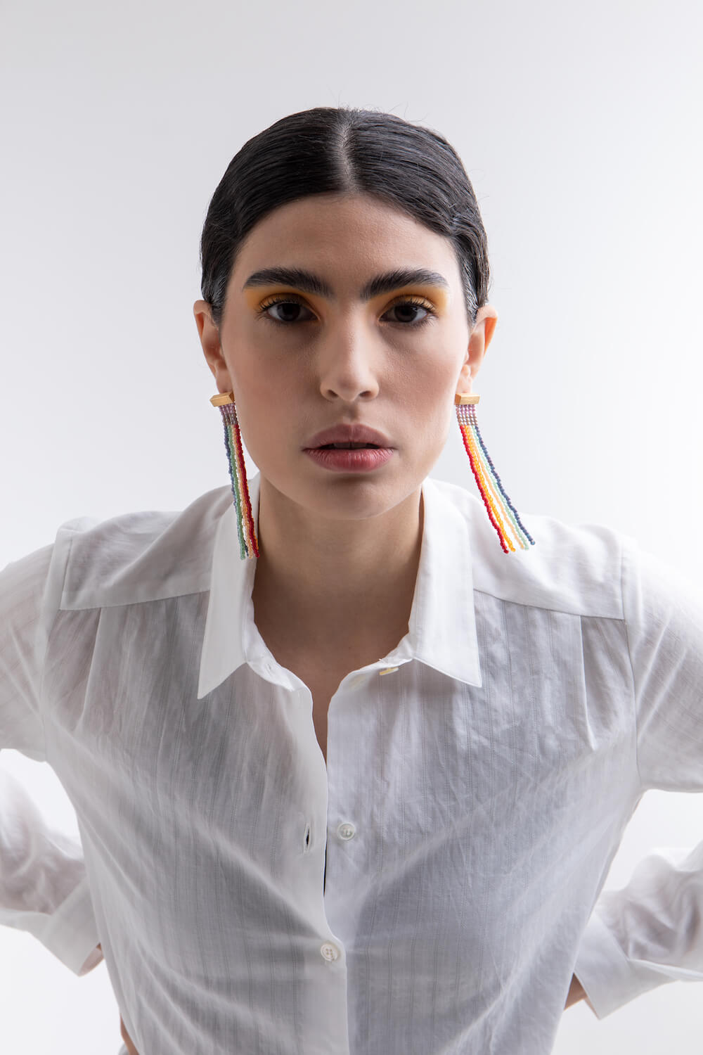 Ohrring Fringe &quot;Rainbow“