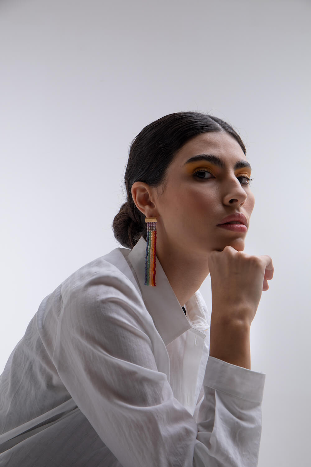 Ohrring Fringe &quot;Rainbow“