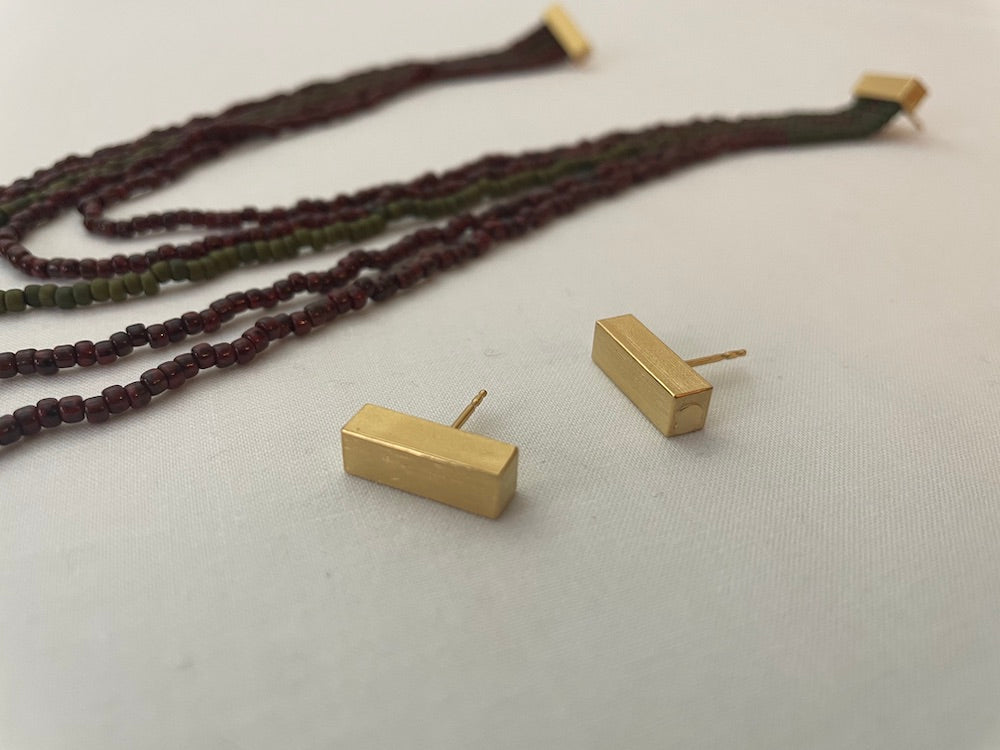 Picasso Earring-Chain Gold EINZELSTÜCK